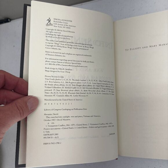 They Marched into Sunlight : War & Peace Vietnam & America October 1967 'SIGNED' - Picture 7 of 13